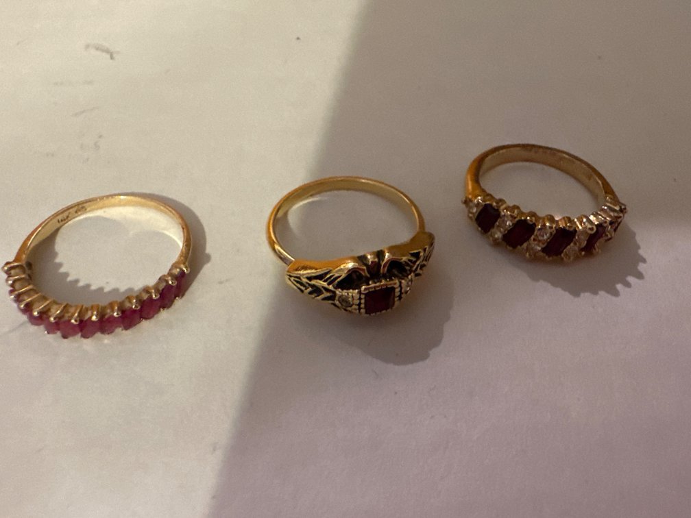 14 K Gold Rings(2) 1 with No Markings