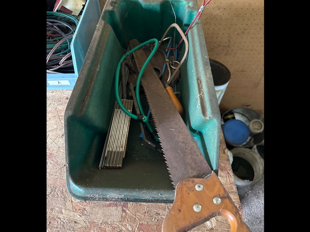 Saws, Measuring Tools, Ground Anchor