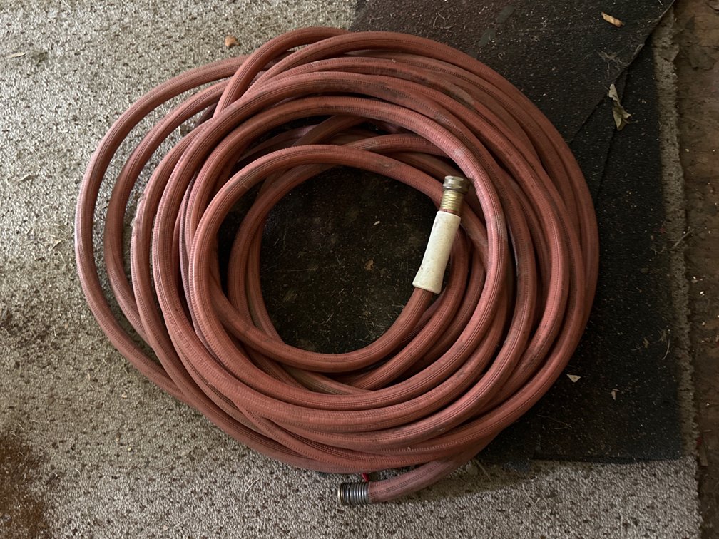 Red Garden Hose