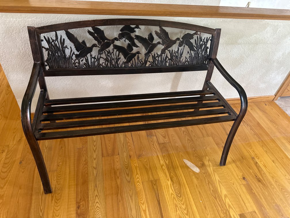 Metal Duck Bench