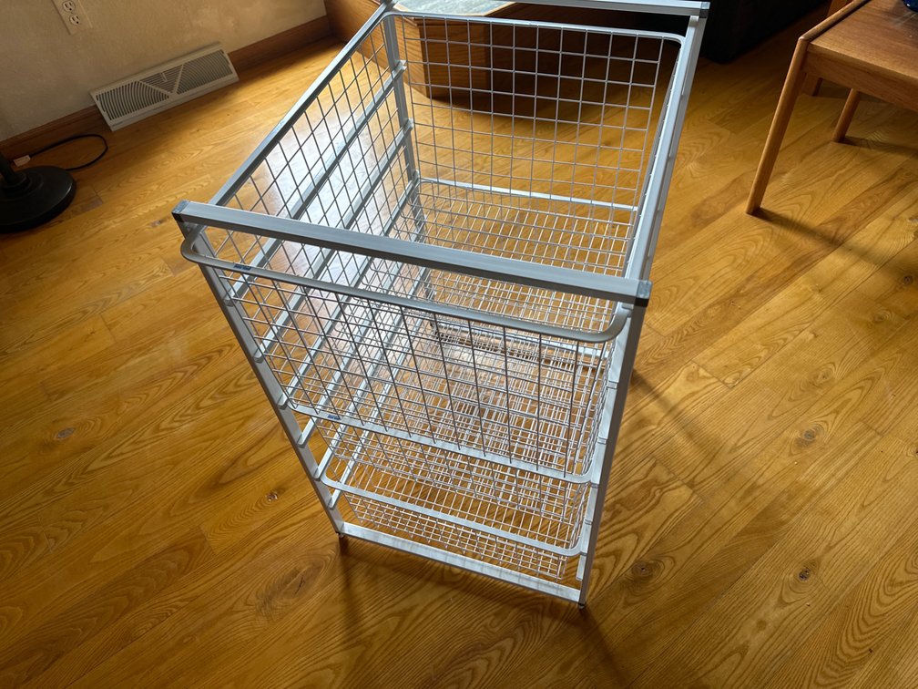Metal Basket Organizer-29” X 18” X 21”