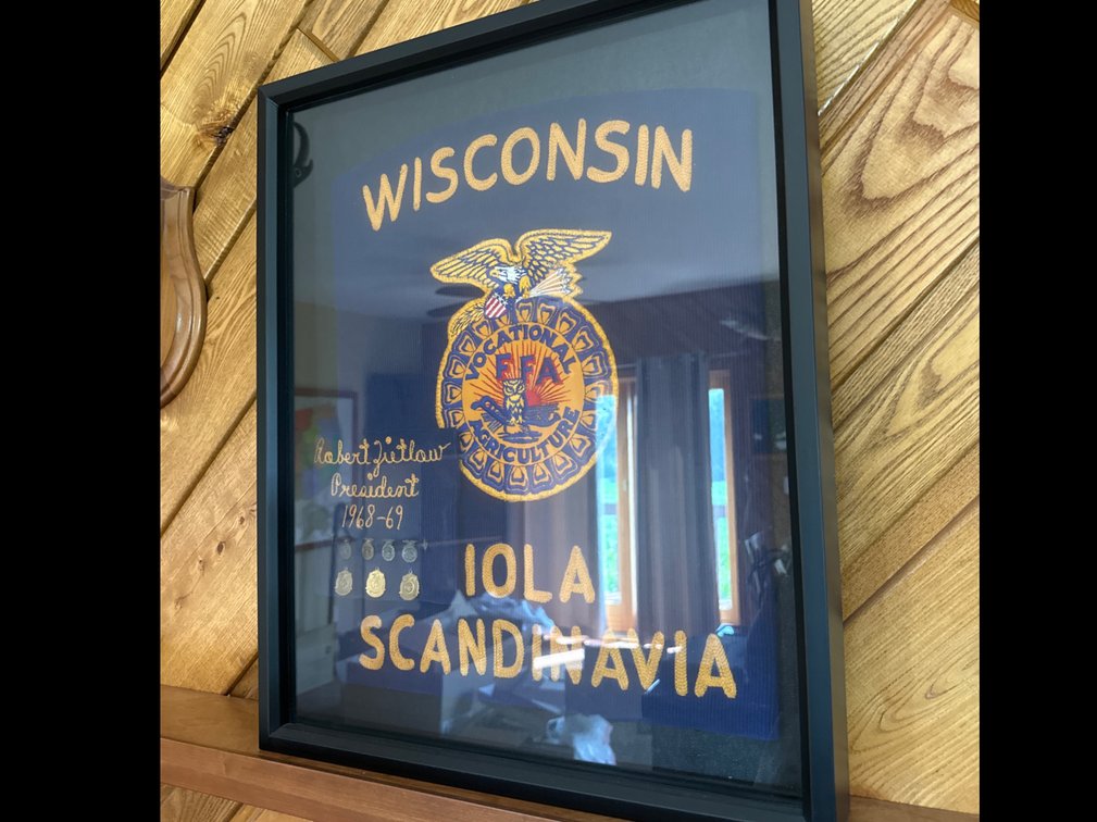 Iola Scandinavia FFA Memorabilia-Shadow Box-21” X 17”
