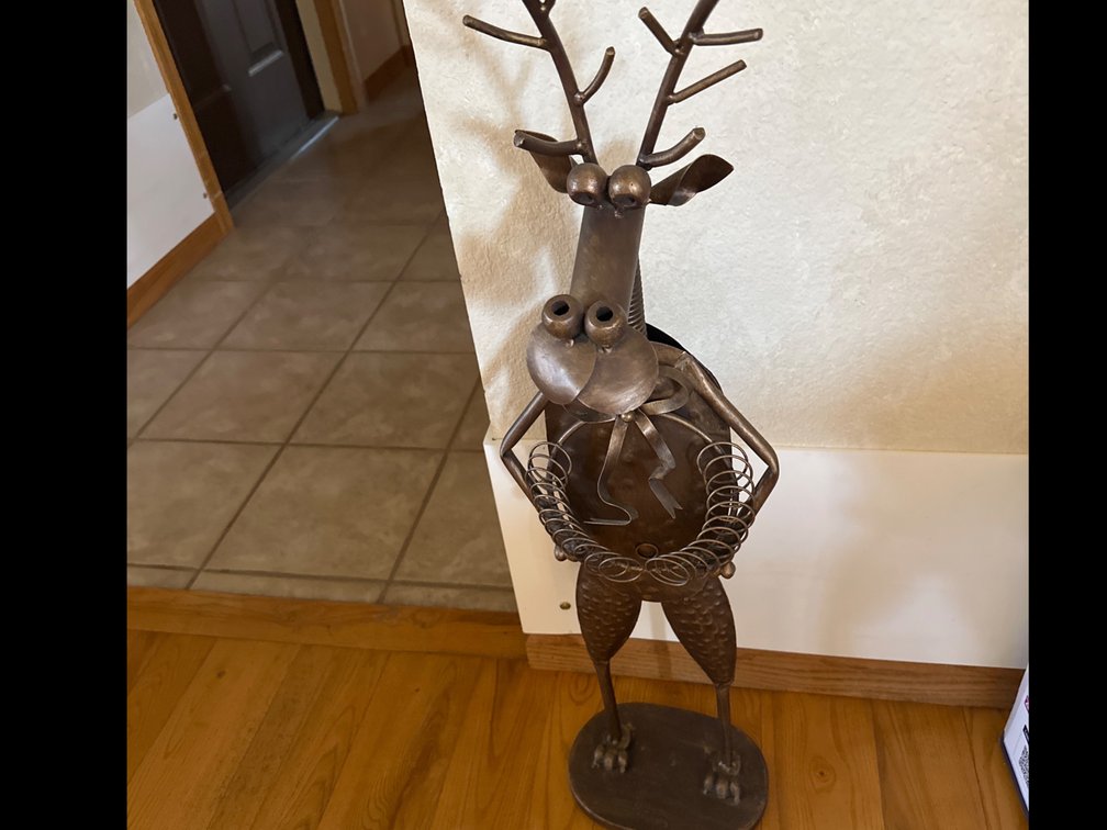 Metal Deer Decoration-34” Tall