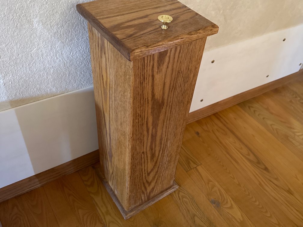 Wood Toilet Paper Holder-25” X 9” X9”