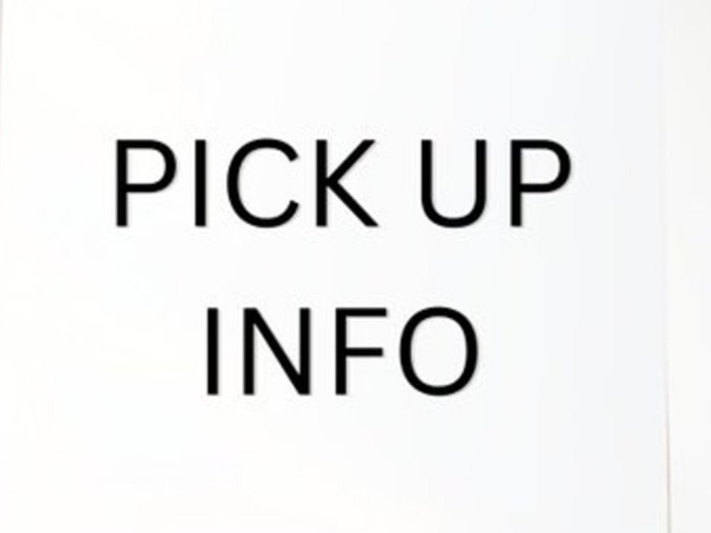 Pick Up Information