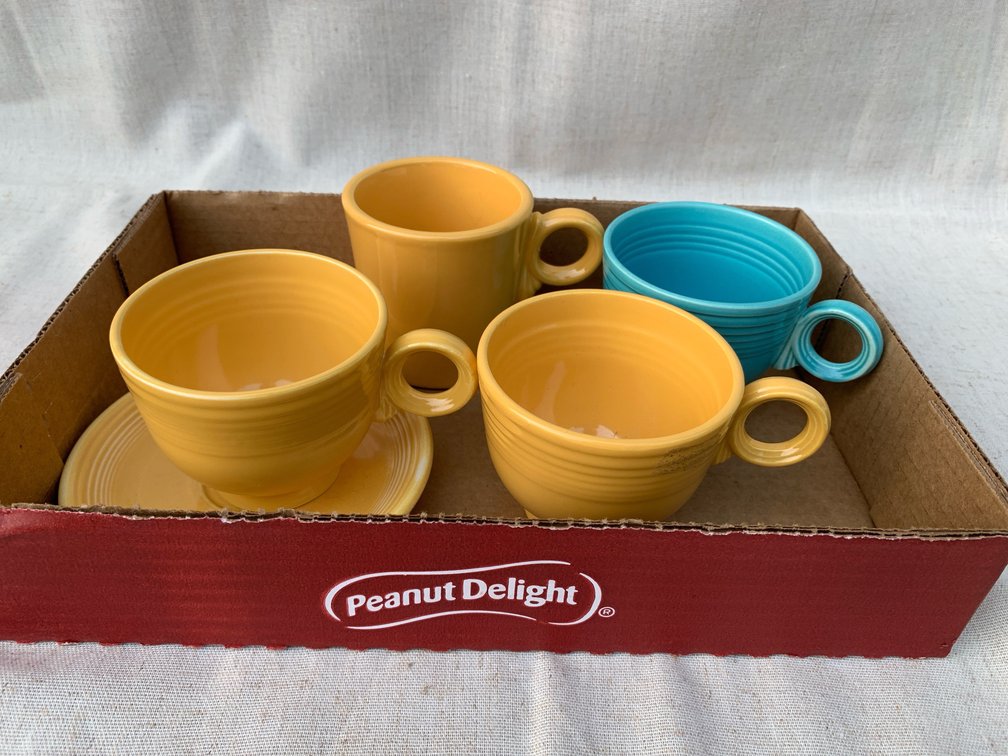 Vintage Fiesta Cups And Saucer 