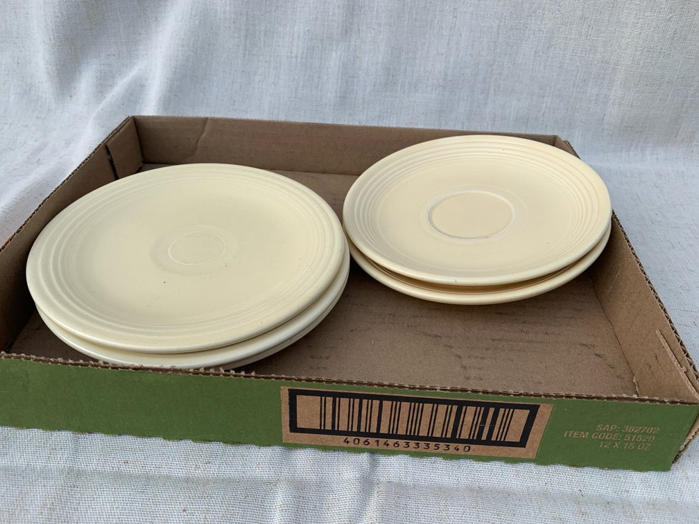 Vintage Fiesta Plates And Saucers