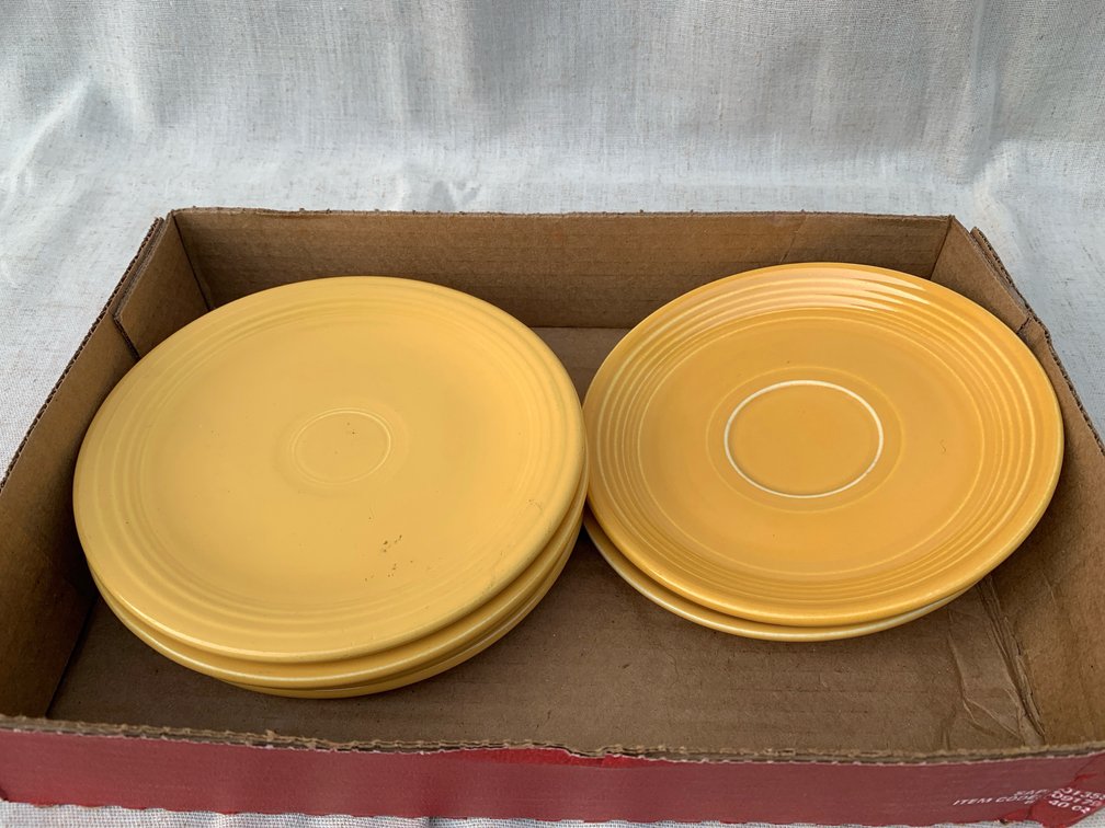 Vintage Fiesta Plates And Saucers