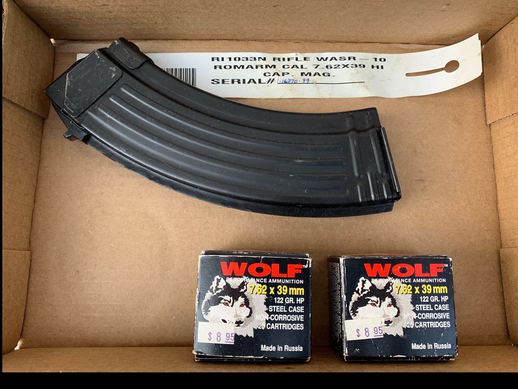 Romarm Rifle Magazine And Ammunition