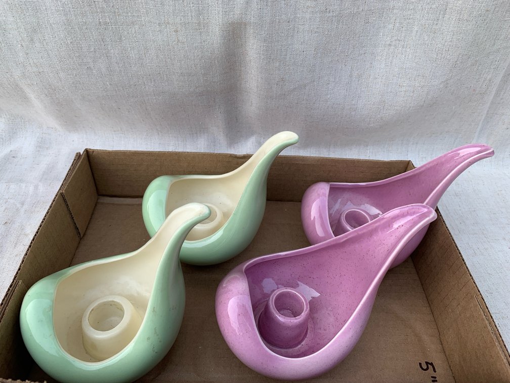 Vintage 5” Redwing Candle Sticks