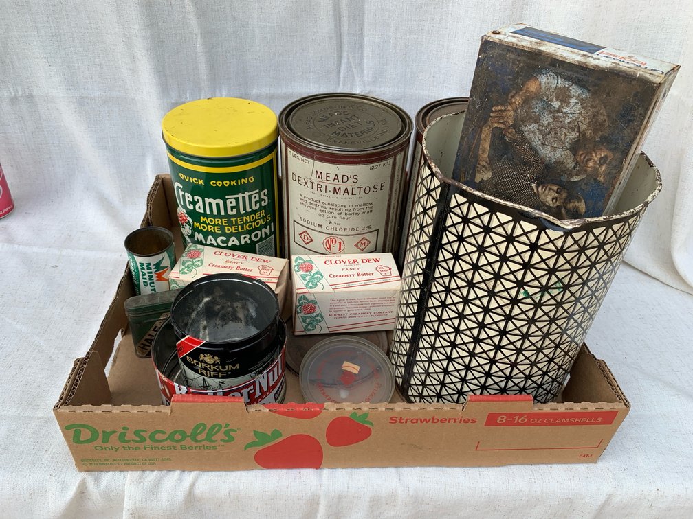 Vintage Tin Containers