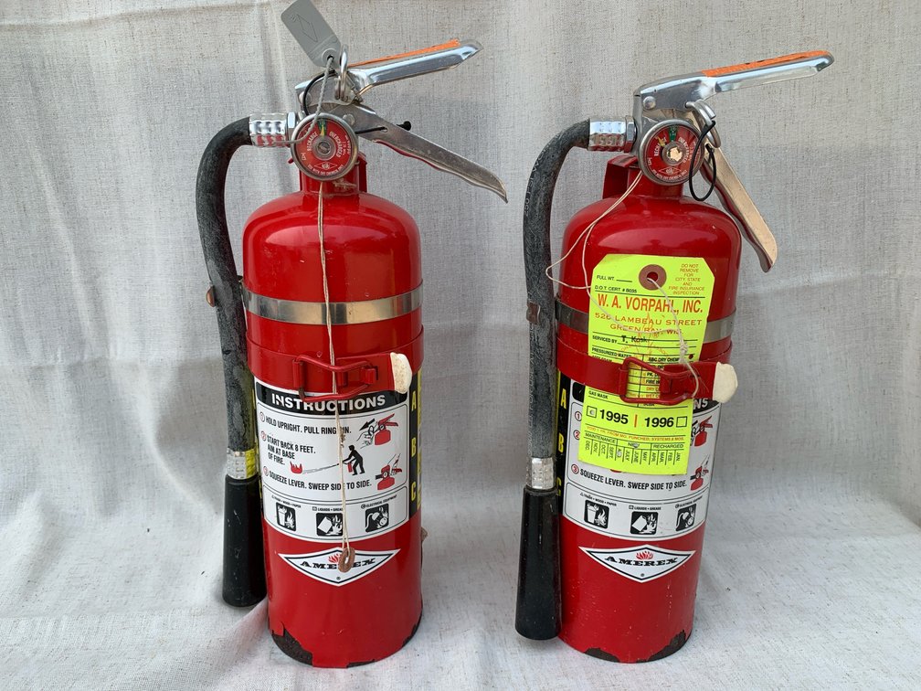 2 Fire Extinguishers