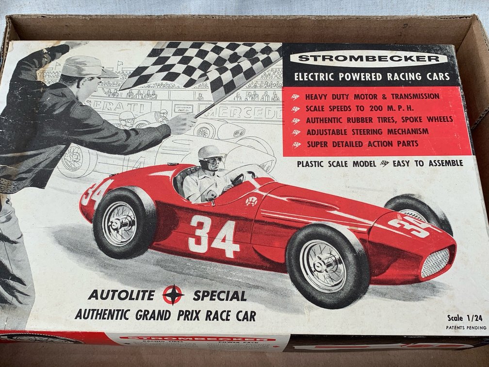 Vintage Strombecket Electric Powered Racing Car Model