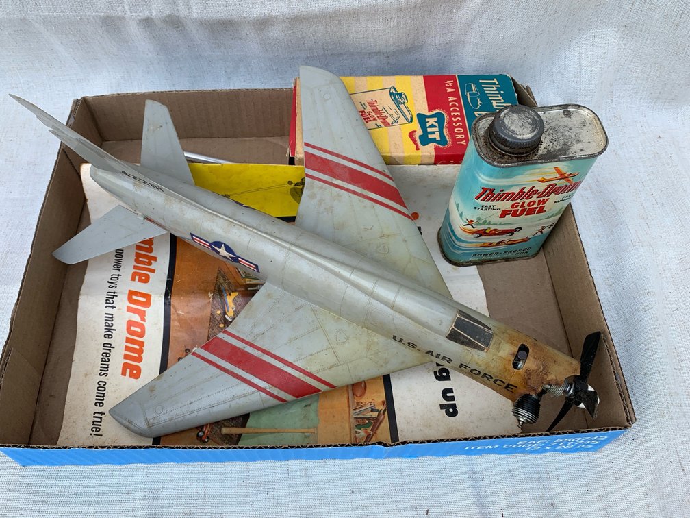 Vintage Thimble-Drome U.S. Air Force Plane