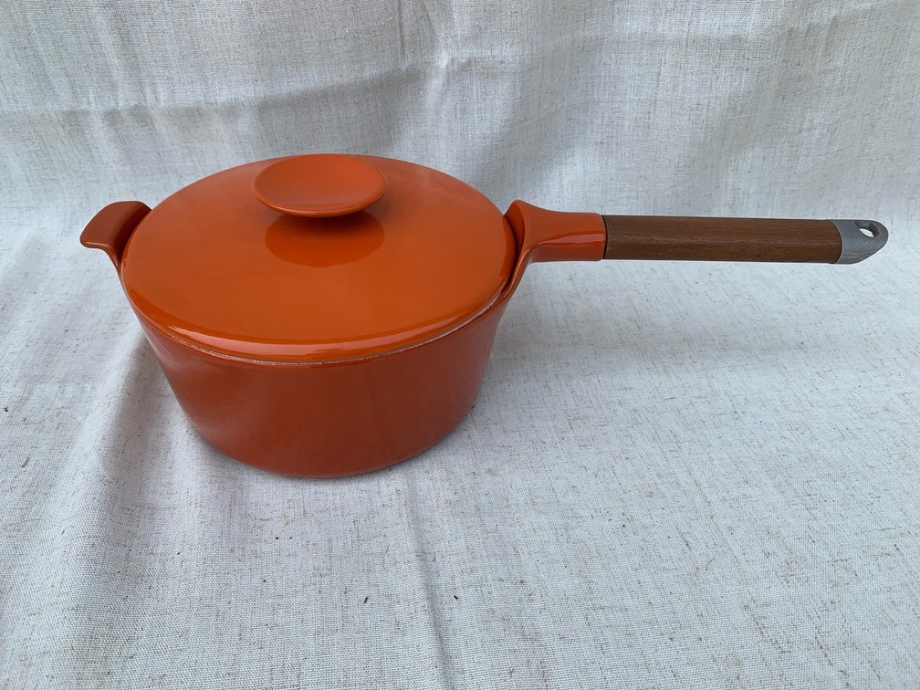 Vintage Denmark Cast Iron Pot
