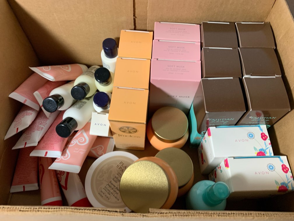 Avon Nail Cream, Eye Make-Up Remover, Perfume, Hair Mist & Body Balm