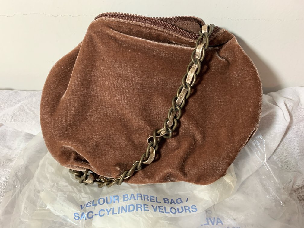 Avon New Velour Barrel Bag