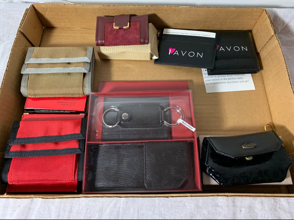 Avon Slim Wallet, Key Chain Holder, and Wallets