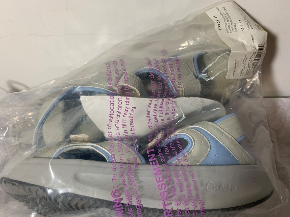Curves Toning Sandals Size 10
