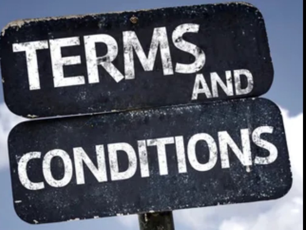 Terms and Conditions