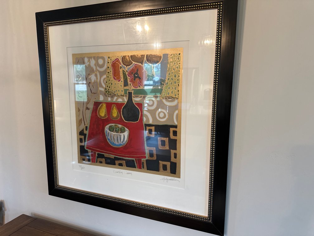 Charlies Lime Numbered Print, Alison Goodwin