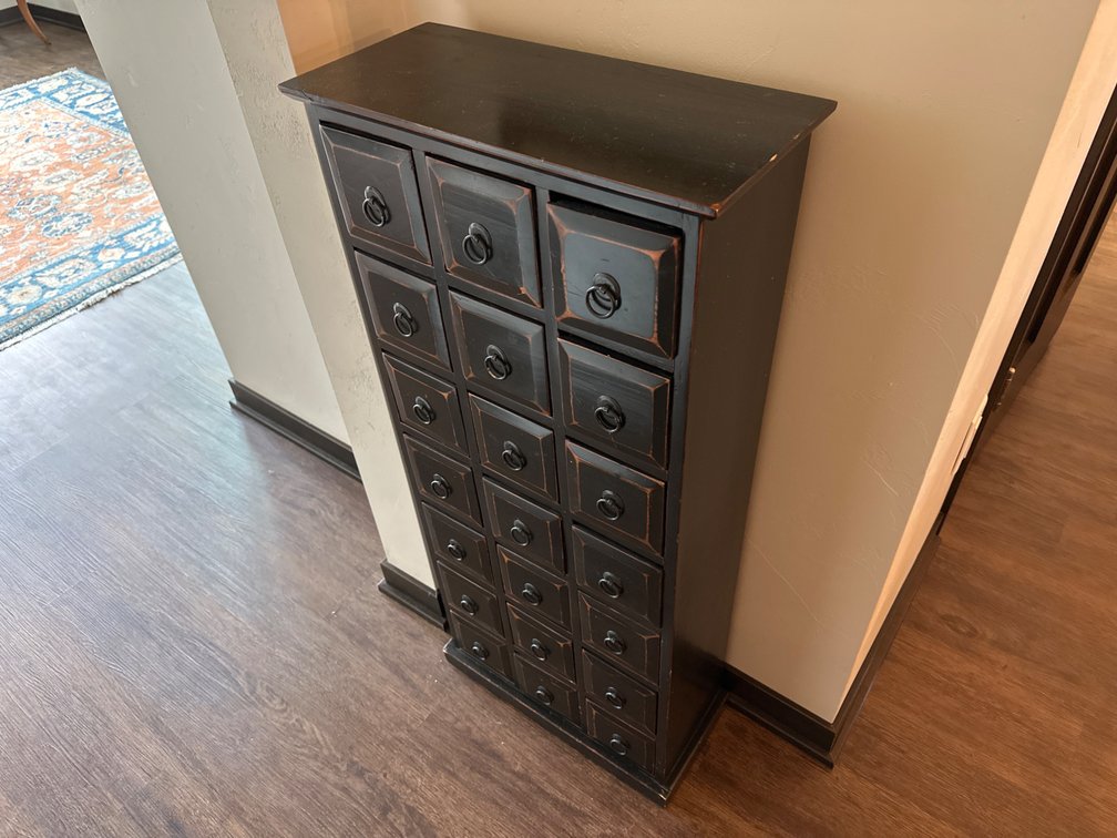 Cabinet with Drawers-40.5” X 18” X 8.5”