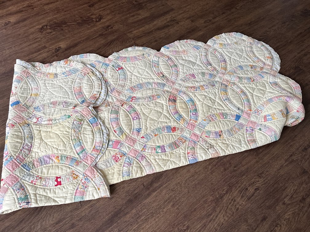 Hand Sewn Vintage Comforter-72” X 86”