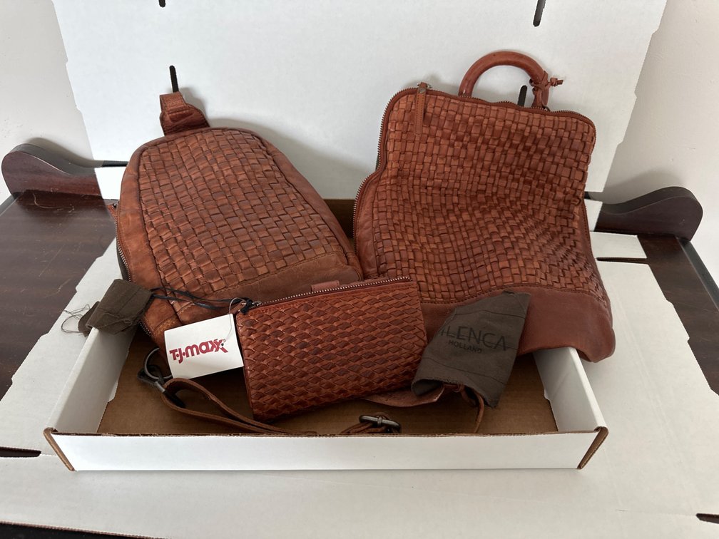 Vilenca Leather Bags, Back Pack Bags, Wallet-New with Tags