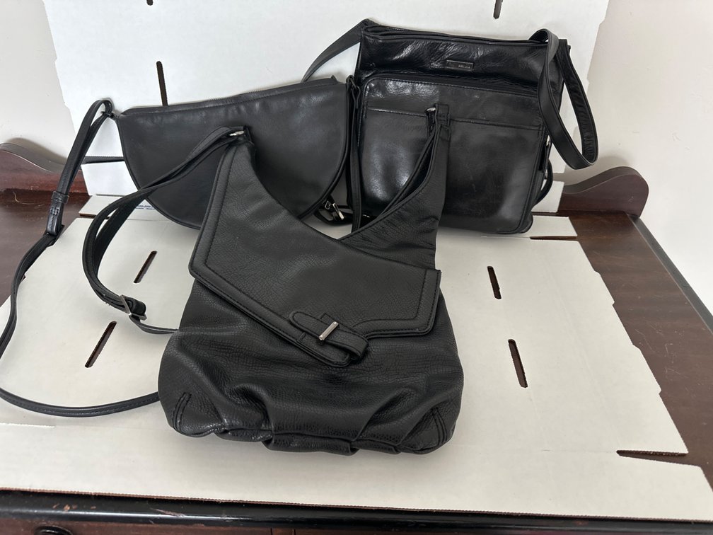 Black Leather Purses-3