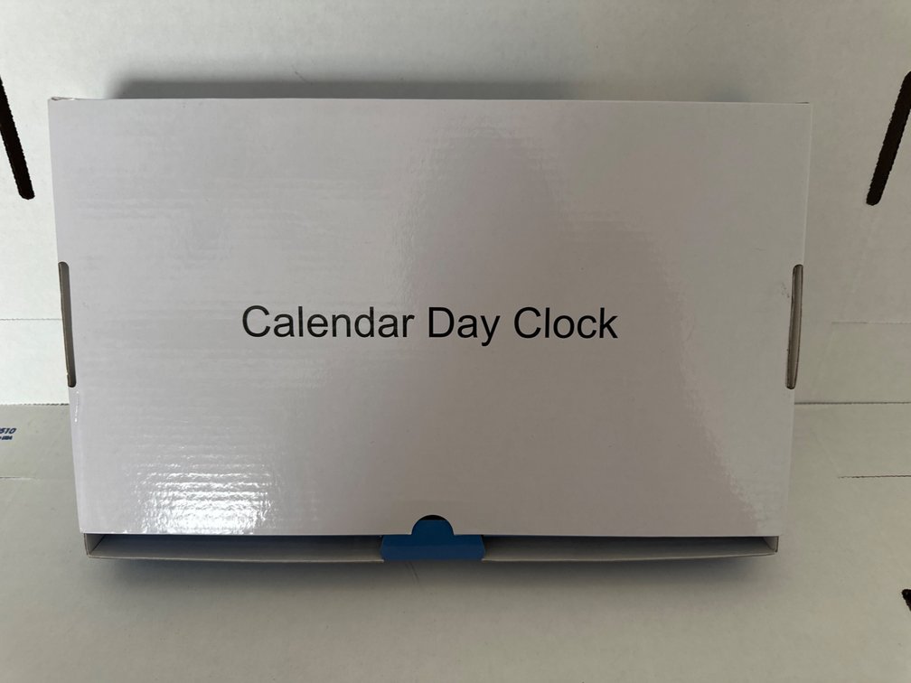 Calendar Day Clock-New in Box