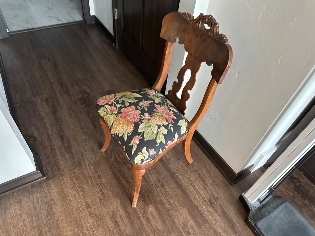Wood Ornate Chair