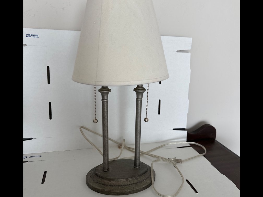 Dual Light Bulb Table Lamp