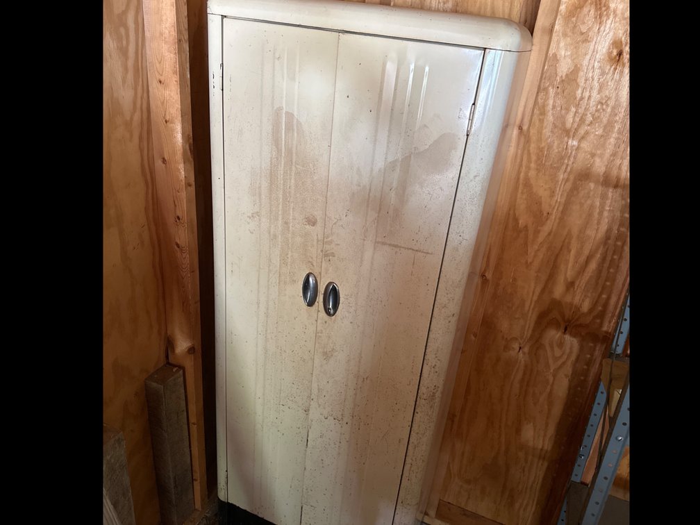 Metal Cabinet in Garage-66” X 25.5” X 12”