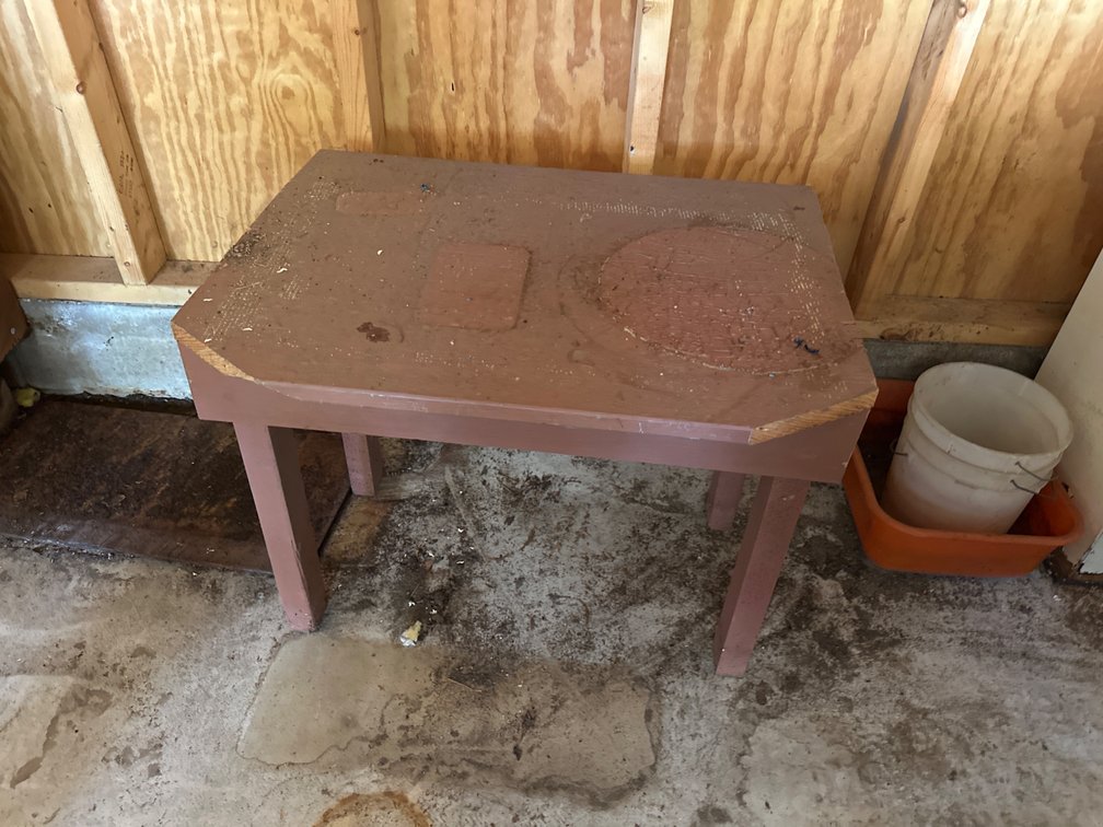 Wood Table-21” X 26” X 20”