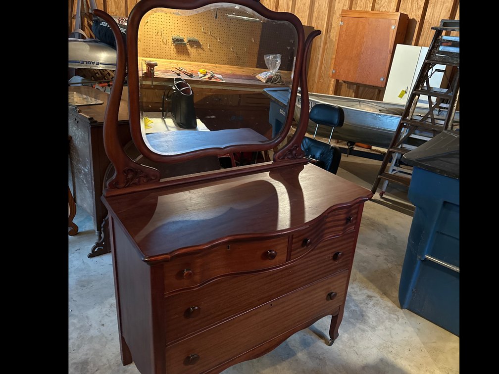 Vintage Dresser with Mirror