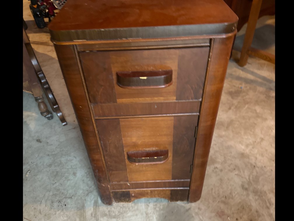 2 Drawer Night Stand-25.5” X 15” X 13”