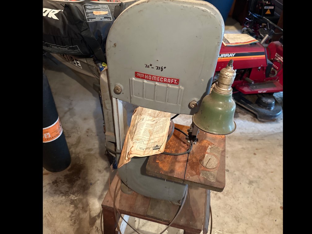 Old Band Saw, Motor-Untested