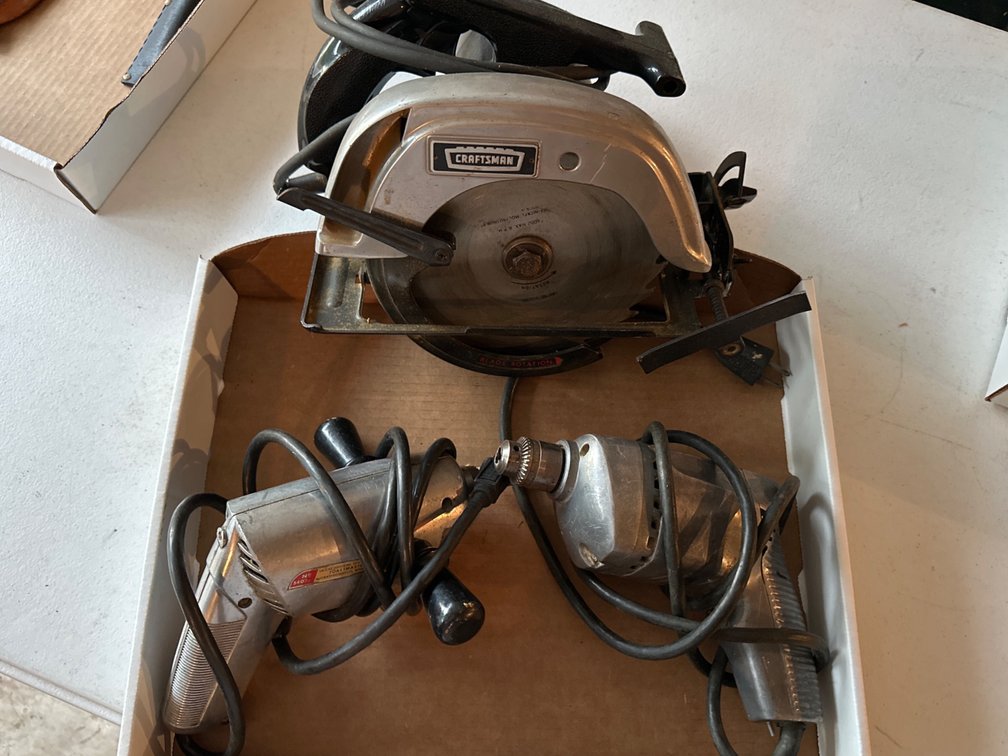 Vintage Drills, Circular Saw