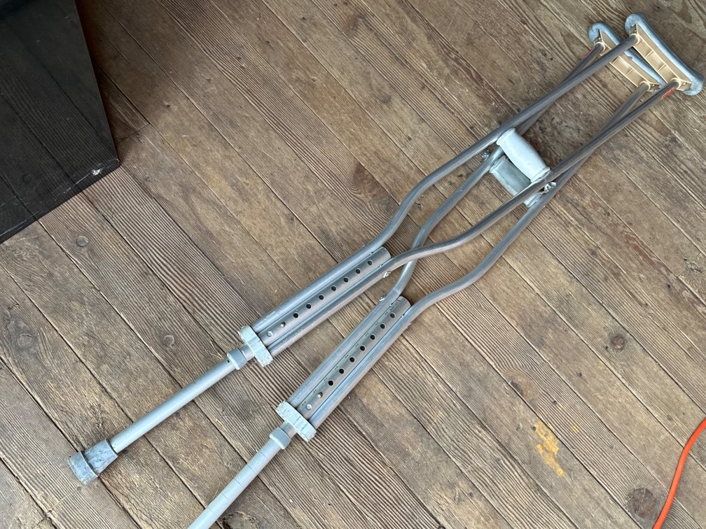 Metal Crutches