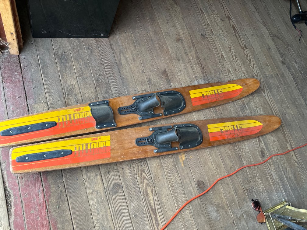 Vintage Wood Water Skiis