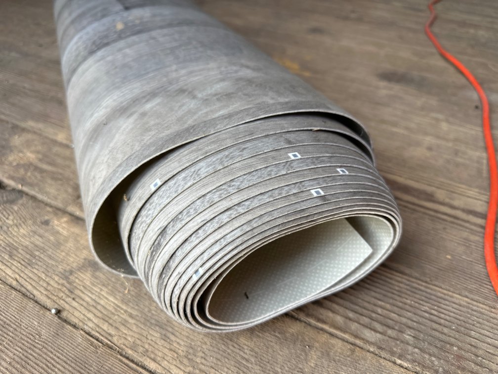 Padded Vinyl Flooring-Unknown Length