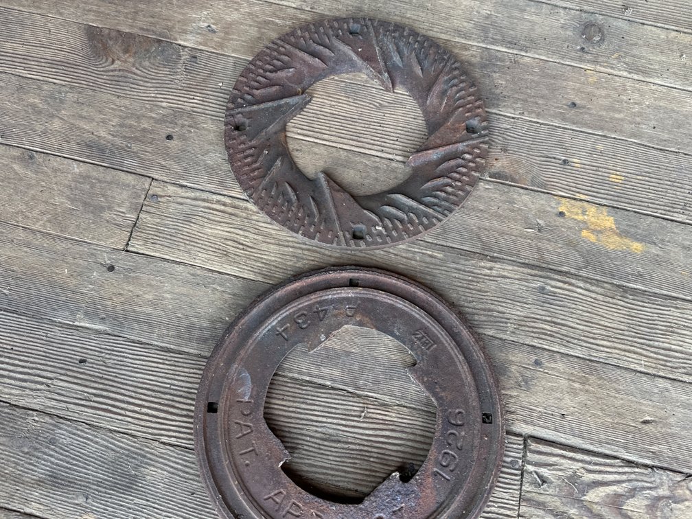 Vintage Cast Iron Tractor Parts