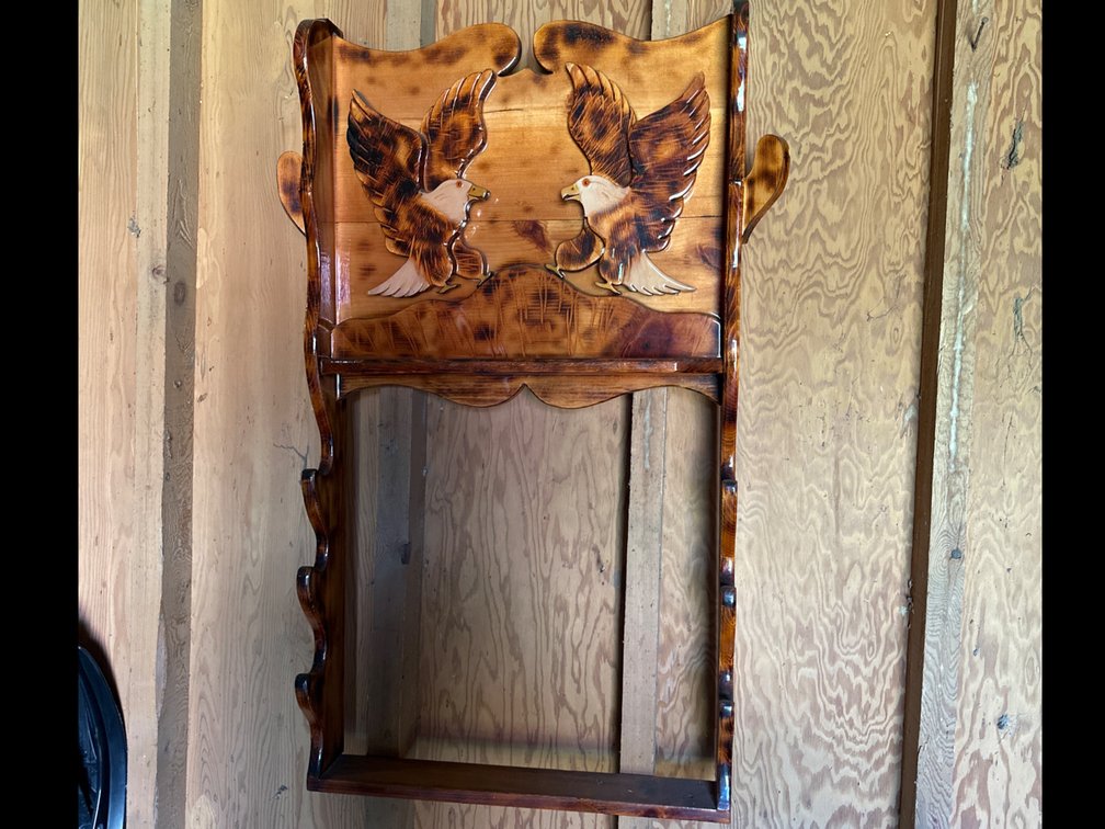 Hand Made Wood Gun Rack
