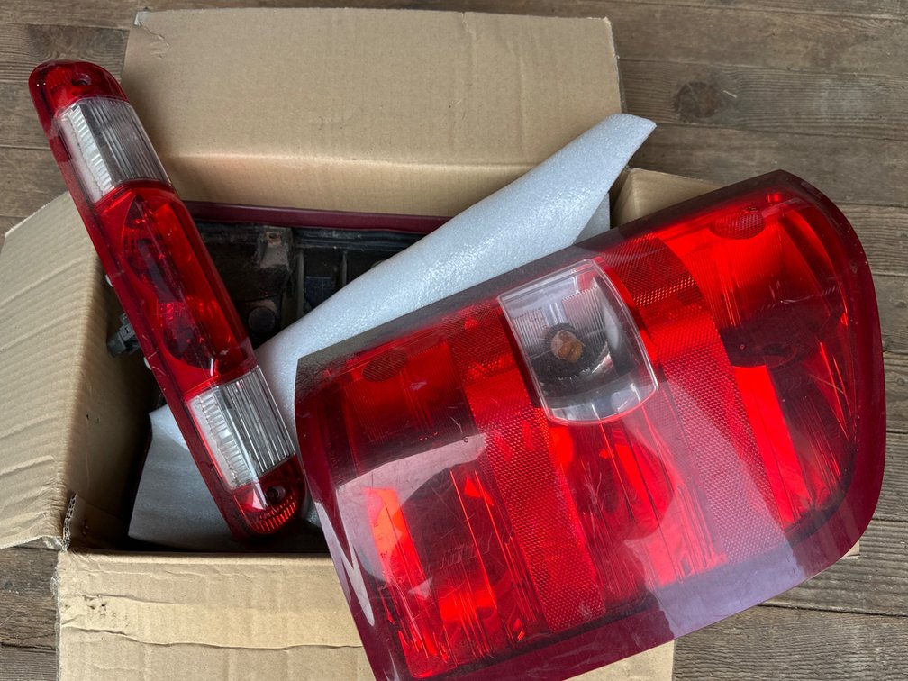 2012 Chevy Silverado 2500 HD Tail Lights, 3rd Brake Light