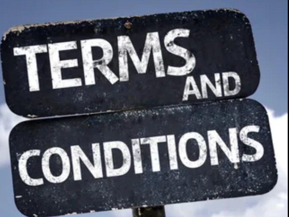 Terms and Conditions