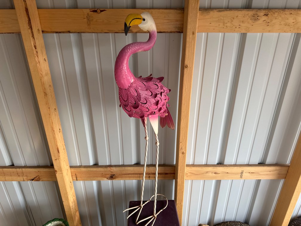 Pink Flamingo Lawn Decoration-3’ Tall