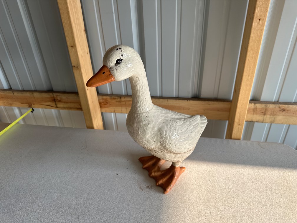 18” Ceramic Goose Lawn Decoration