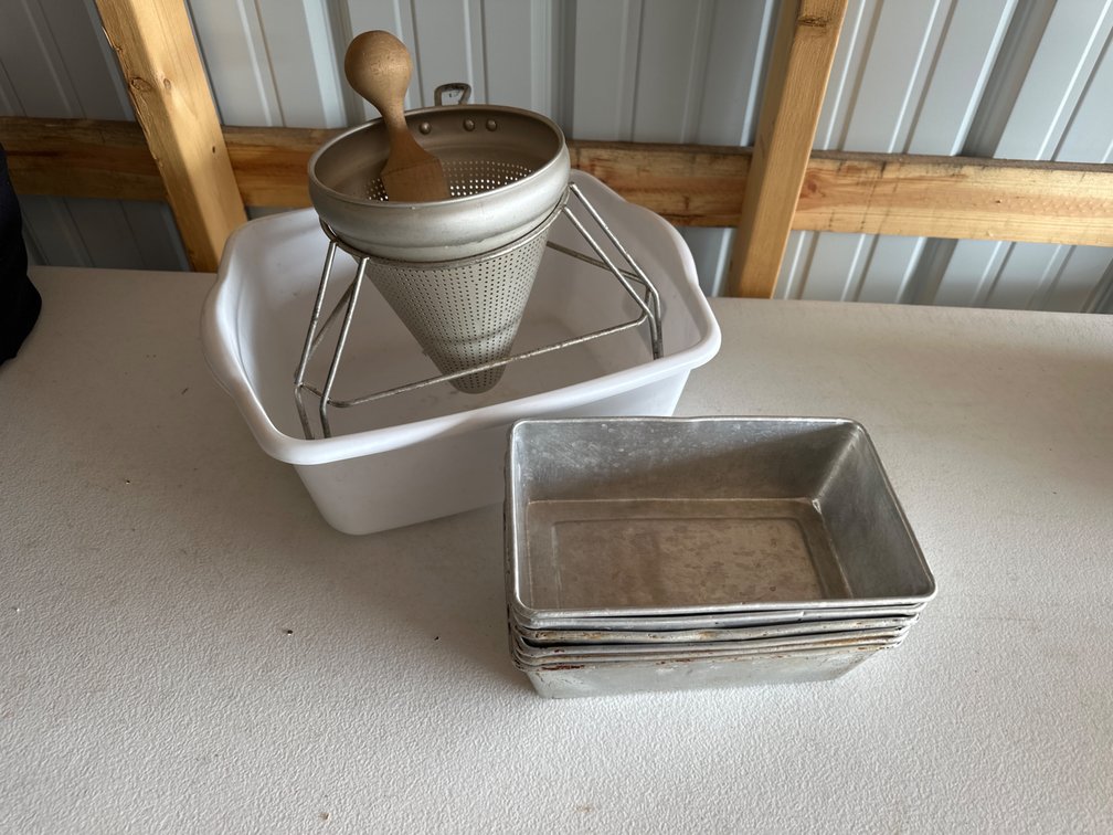 Vintage Pans, Cone Sieve Set