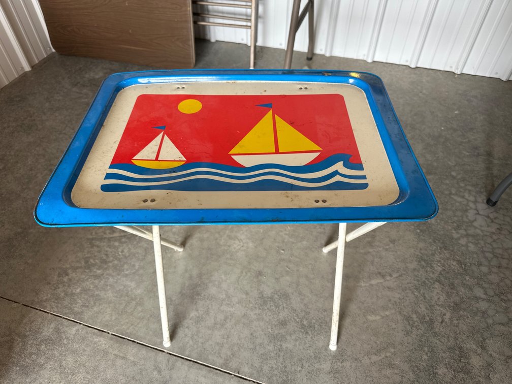 Folding Metal TV Tray