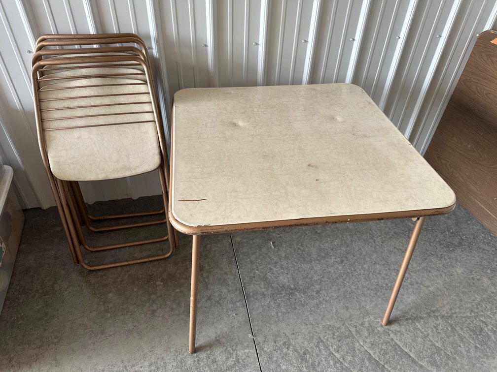 Card Table and Chairs